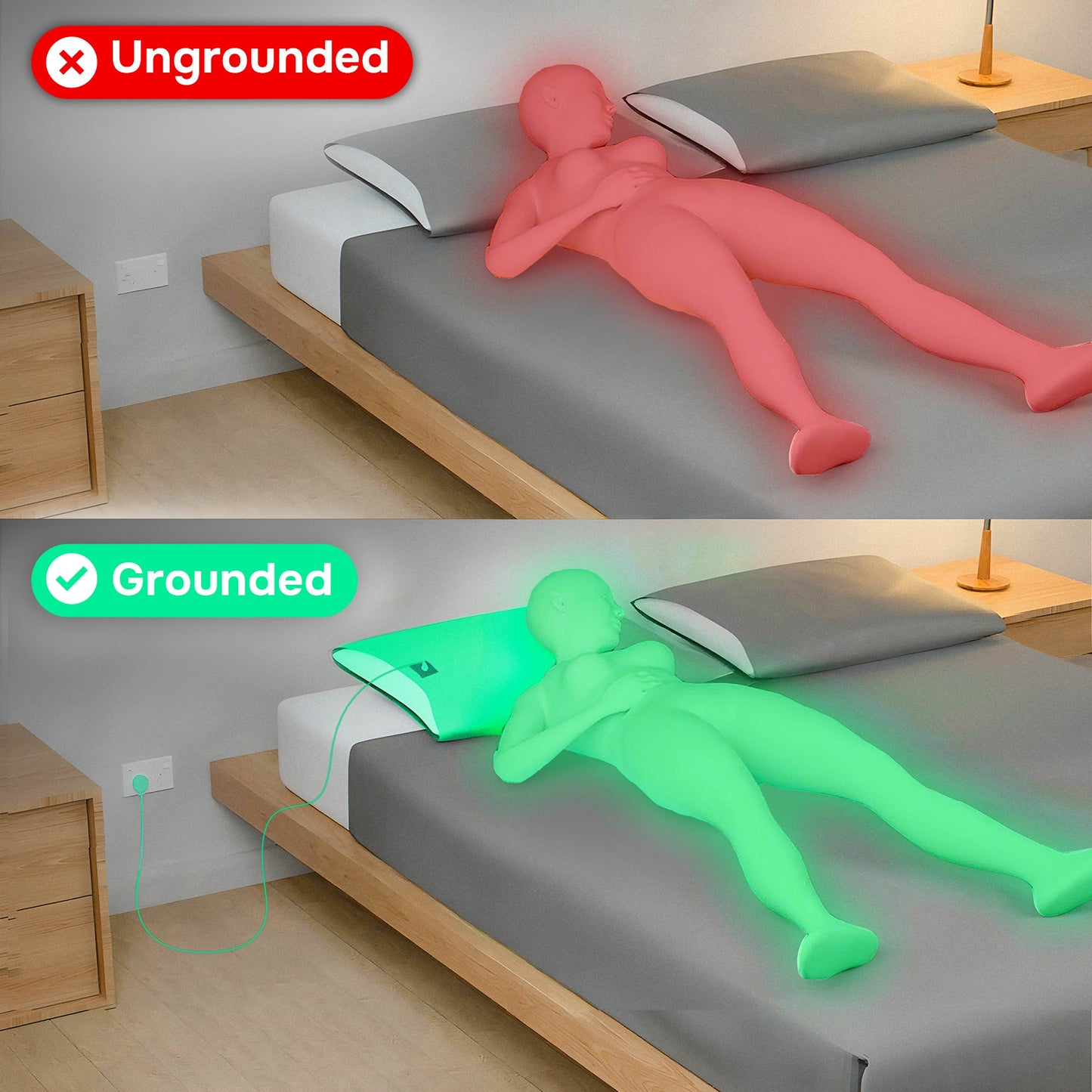 PureGrounding® Grounding Pillow Case