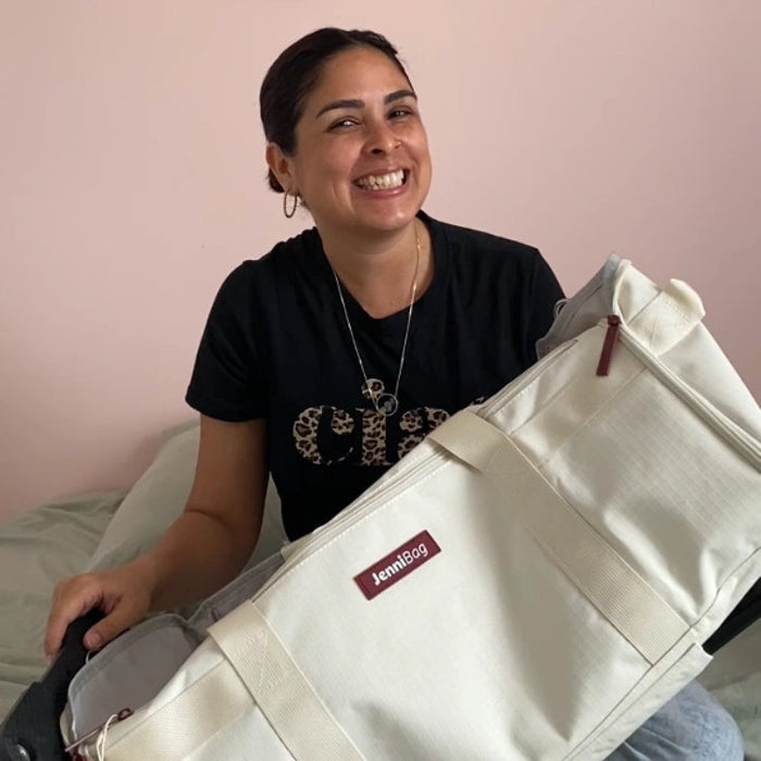 Customer with bag